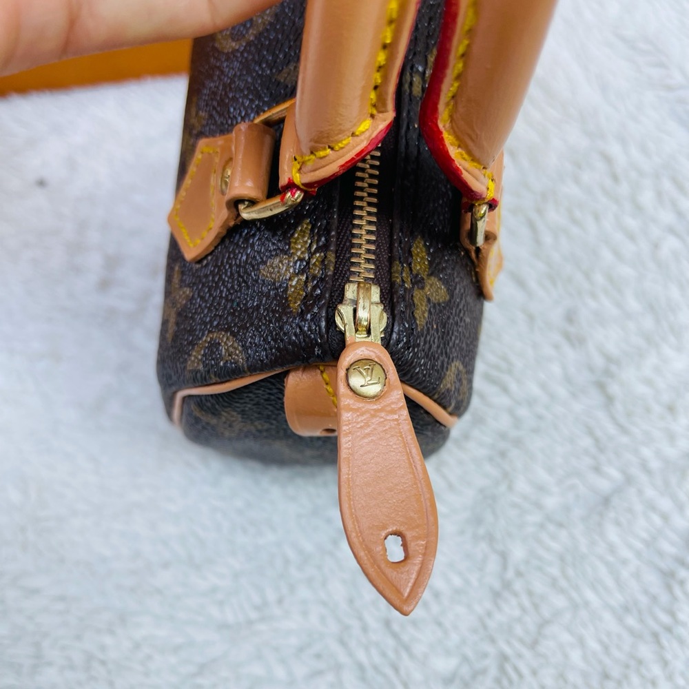 LOUIS VUITTON Monogram Mini Speedy Hand Bag - Picture 11 of 16